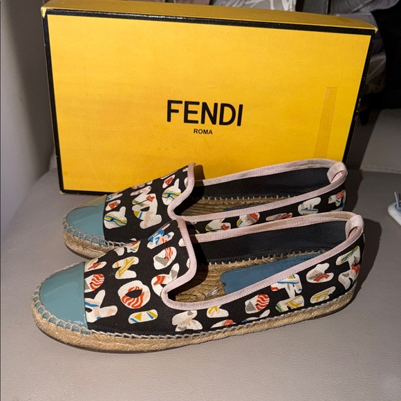 Fendi Shoes - Fendi Multicolor Espadrilles size 7